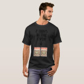 オーブンの双子の妊娠の発表ジェンド Tシャツ (正面フル)