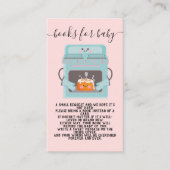 オーブンの小さなパンベビーのための本 エンクロージャーカード (正面)