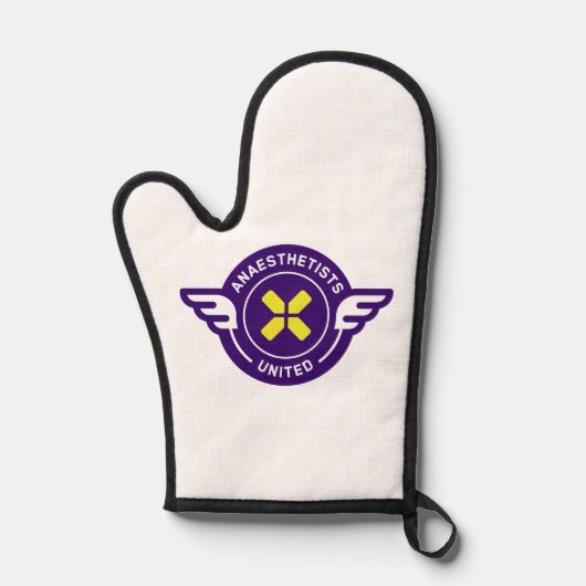 オーブンの手袋。 鍋つかみ (正面)