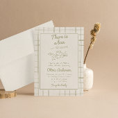 オーブンの赤ちゃんシャワーで手描きキューピッド天使パン 招待状