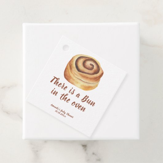 オーブンの赤ちゃんシャワーにパンがある フェイバータグ (インサイチュ)