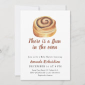 オーブンの赤ちゃんシャワーにパンがある 招待状 (正面)
