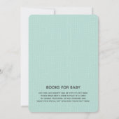 オーブンの赤ちゃんシャワーの緑とピンクのパン 招待状 (裏面)