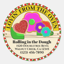 オーブンの食品シールからLovin ラウンドシール