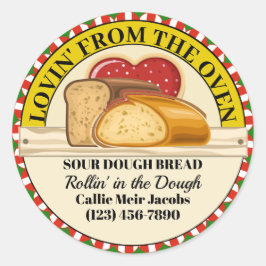 オーブンの食品シールからLovin ラウンドシール