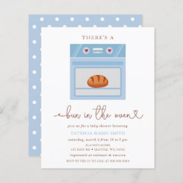 オーブンブルー男の赤ちゃんベビーシャワーの予算パン