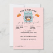 オーブンベビー予測ゲームのリトルバン 招待状 (正面)