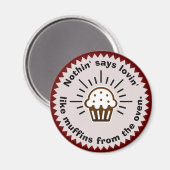 オーブンマグネットからのマフィン マグネット (正面/裏面)