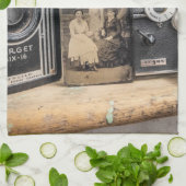 オーブンミットとポットホルダー キッチンタオル (折り畳み)