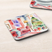 オーブンミットとポットホルダー コースター (左側)