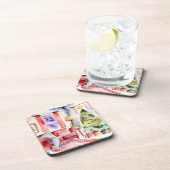 オーブンミットとポットホルダー コースター (右側)