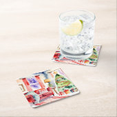 オーブンミットとポットホルダー スクエアペーパーコースター (インサイチュ)