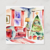 オーブンミットとポットホルダー スクエア名刺 (裏面)