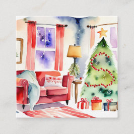 オーブンミットとポットホルダー スクエア名刺