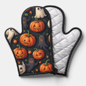 オーブンミットとポットホルダー 鍋つかみ (正面/裏面)