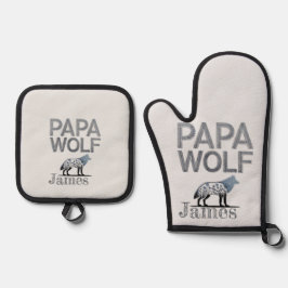 オーブンミットとポットホルダー 鍋つかみ&鍋敷きセット