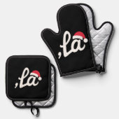 オーブンミットと鍋置き 鍋つかみ&鍋敷きセット (正面/裏面)