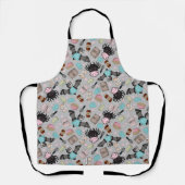 オーブンミットハロウィーンベーキングベスティスグレー エプロン (正面)