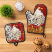 オーブンミット 鍋つかみ&鍋敷きセット (トップダウン)