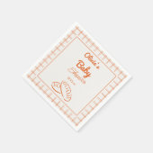 オーブン中立の赤ちゃんシャワーで手引きパン スタンダードカクテルナプキン (角)