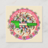 オーブン名刺バージョンから読み込む スクエア名刺 (正面)