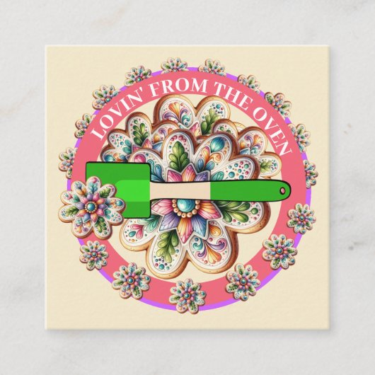 オーブン名刺バージョンから読み込む スクエア名刺 (正面)