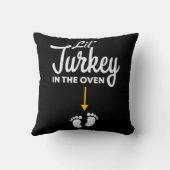 オーブン妊娠の感謝祭の中のLil'トルコ クッション (裏面)