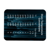 オーブン温度変換チャート磁石 マグネット (横)