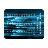 オーブン温度変換チャート磁石 マグネット (横)