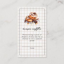 オーブン・ニュートラルの赤ちゃんシャワーにパン エンクロージャーカード