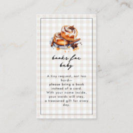 オーブン・ニュートラルの赤ちゃんシャワーにパン エンクロージャーカード
