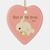 オーブン(ピンク)のパン セラミックオーナメント (右)