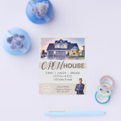 オープエレガントンハウス実在エテート不動産仲介業者 チラシ (シングル)