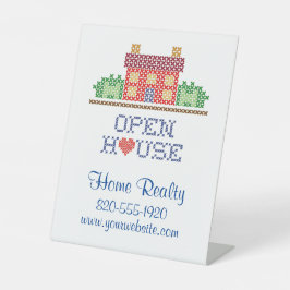 オープカスタマイズンハウス 台座サイン