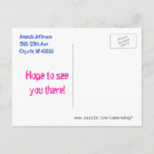 オープカラフルンはがき インビテーションポストカード (裏面)