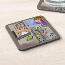 オープストリベット懸命プラスチックコースター