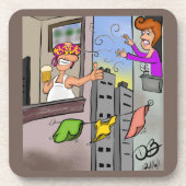 オープストリベット懸命プラスチックコースター コースター (正面)