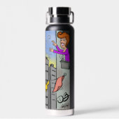 オープストール絶縁ボトル ウォーターボトル (背面)