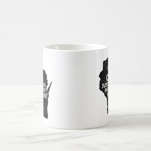 オープスニーク過去ヤソーウィスコンシンマップ引用文州 コーヒーマグカップ (中央)