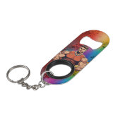 オープナーキーチェーン キーホルダー栓抜き (正面アングル)