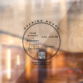 オープニングエレガント時間ブティックオフィスウィンドウ ウィンドウサイン (シート2)