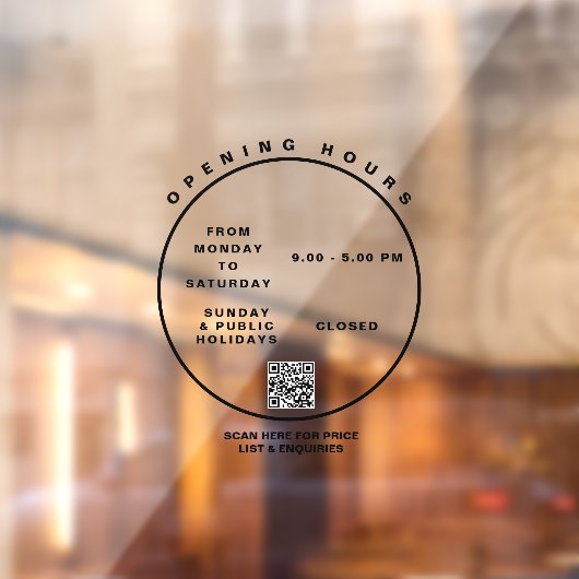 オープニングエレガント時間ブティックオフィスウィンドウ ウィンドウサイン (シート2)