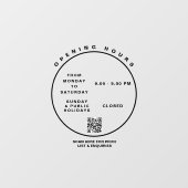 オープニングエレガント時間ブティックオフィスウィンドウ ウィンドウサイン (シート)