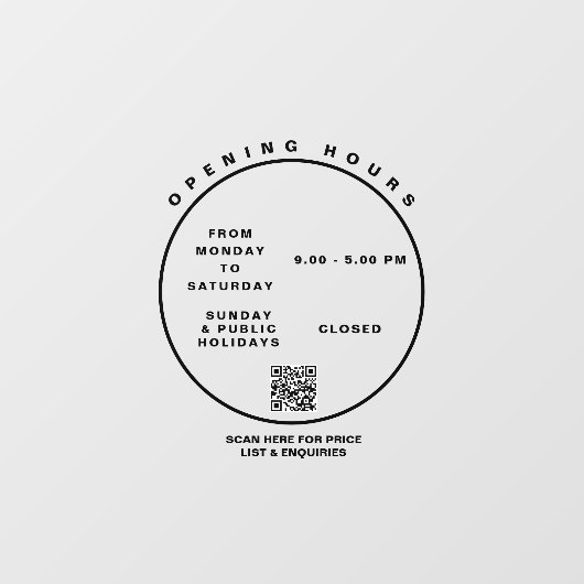 オープニングエレガント時間ブティックオフィスウィンドウ ウィンドウサイン (シート)