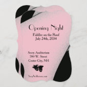 オープニングナイトシアターピンク招待状 招待状 (正面/裏面)