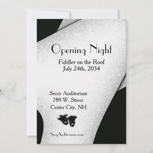 オープニングナイトシアター招待状 招待状 (正面)