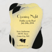 オープニングナイトシアター金ゴールド招待状 招待状 (正面/裏面)