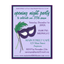 オープニングナイトドラマクラブマスカレードマスクパーティー