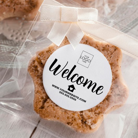 オープパーソナライズされたンハウス実在エテート不動産仲介業者ロゴ ラウンドシール