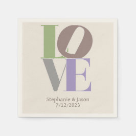 オープモダンル結婚式 スタンダードカクテルナプキン